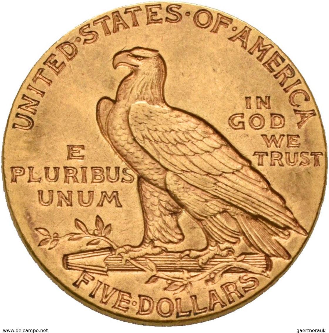 Vereinigte Staaten Von Amerika - Anlagegold: 5 Dollars 1911 (Half Eagle - Indian Head), KM# 129, Fri - Otros & Sin Clasificación