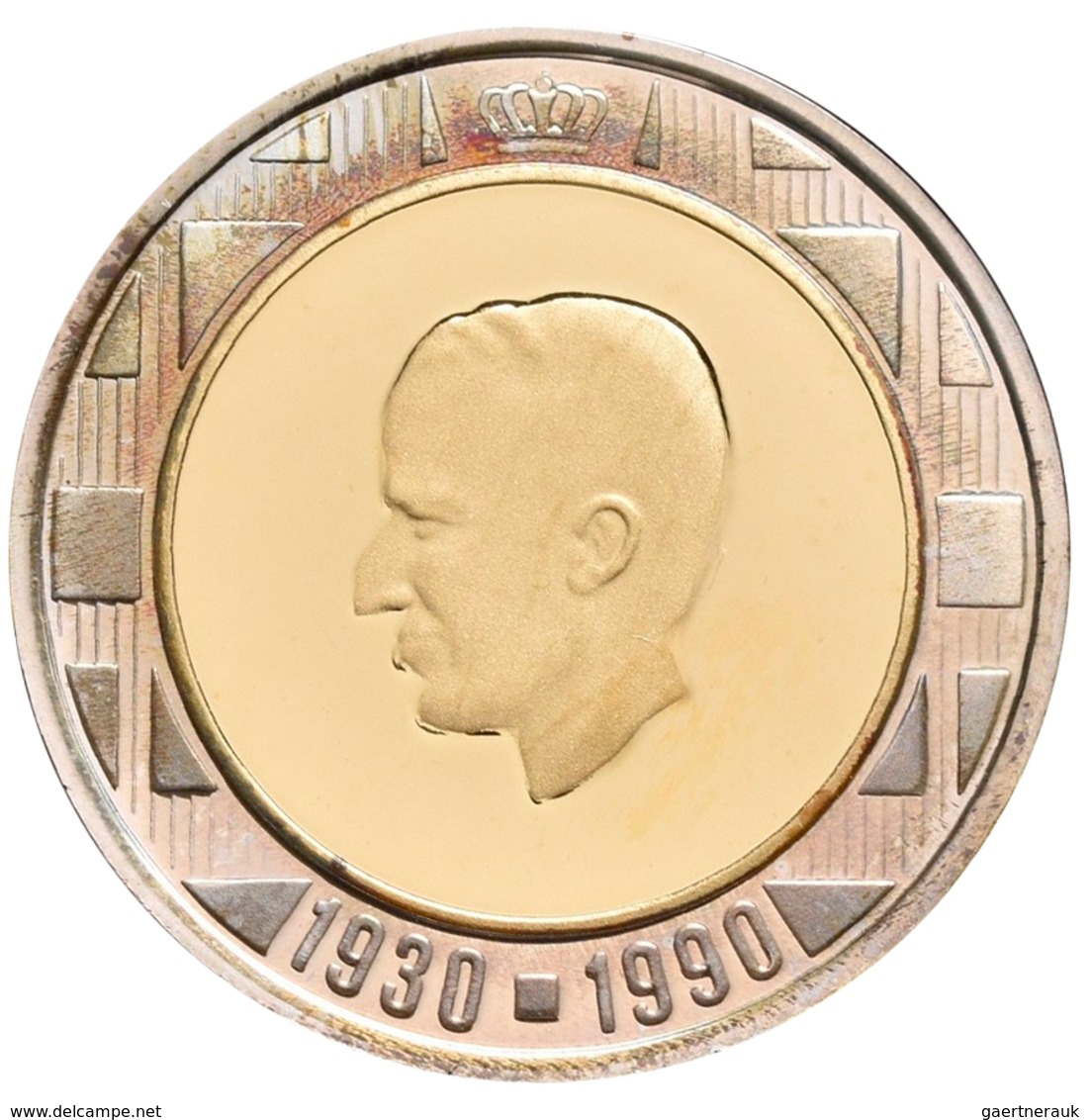 Belgien - Anlagegold: Baudouin I. 1951-1993: Lot 2 Münzen: 10 Ecu + 20 Ecu 1990, 60 Geburtstag. Zent - Other & Unclassified