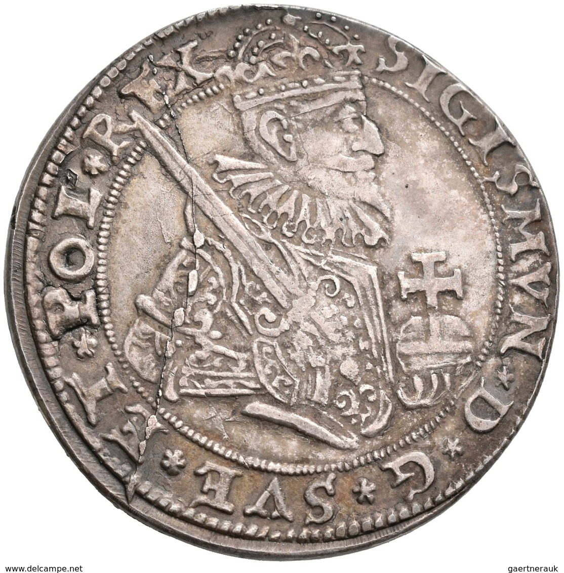 Estland: Estland, Sigismund III. Wasa 1587-1632: Reichstaler 1598, Mzst. REVAL/TALLINN; Galvanoplast - Estonia