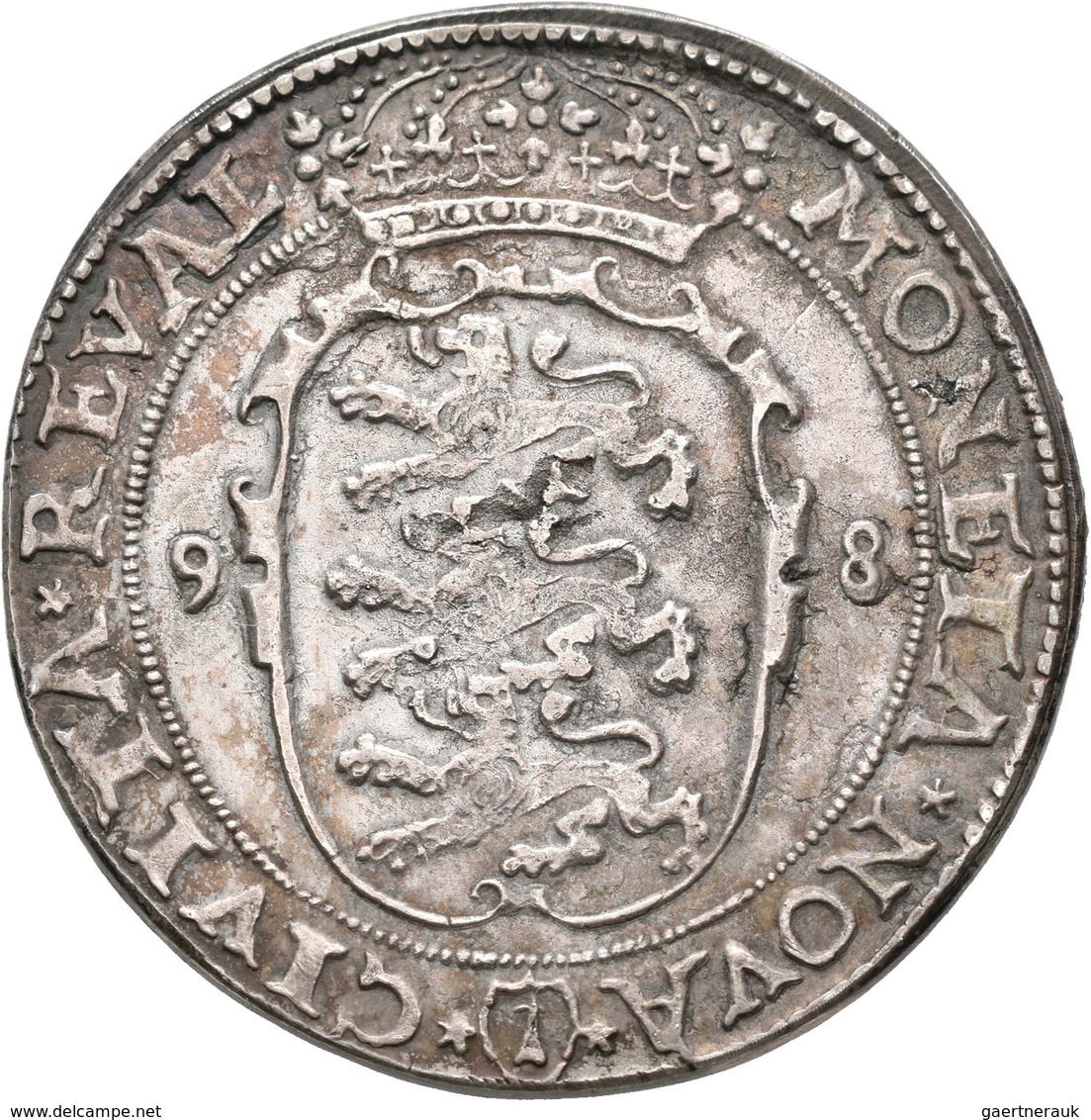 Estland: Estland, Sigismund III. Wasa 1587-1632: Reichstaler 1598, Mzst. REVAL/TALLINN; Galvanoplast - Estonia