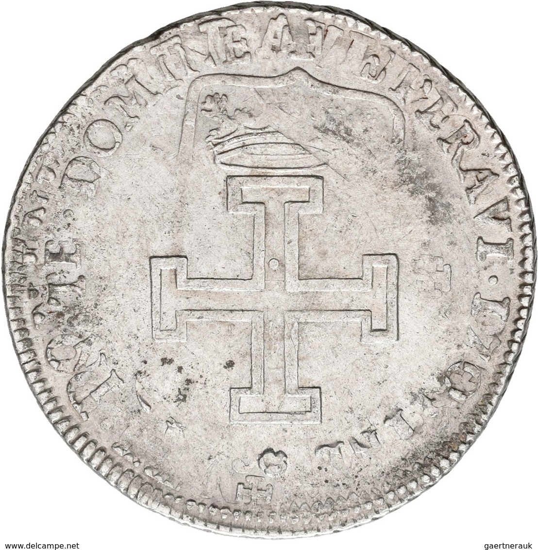 Frankreich: Lothringen, Leopold I. 1697-1729: Teston 1705, überprägt, Druchmesser Ca. 32mm, 8,42 G. - Sonstige & Ohne Zuordnung