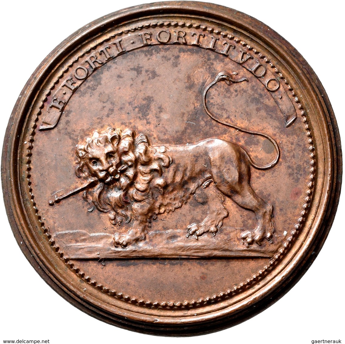 Frankreich: Lothringen: Bronze Suiten Medaille O.J., Von Saint-Urbain, Auf Gerard Von Elsass. E FORT - Otros & Sin Clasificación
