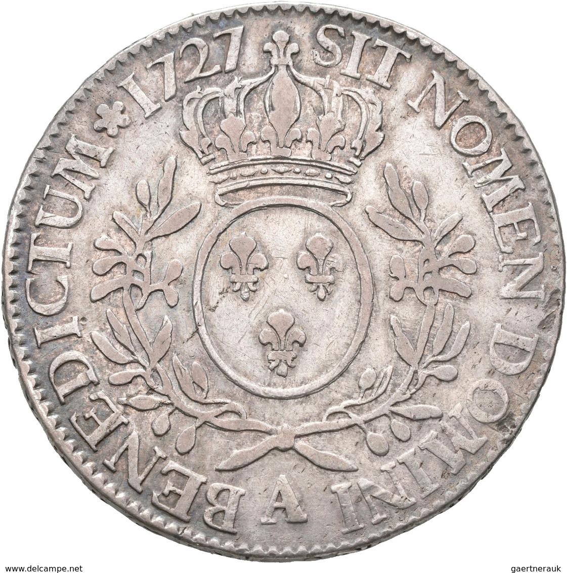 Frankreich: Louis XV. 1715-1774: Ecu 1727 A, Paris, Davenport 1330, Gadoury 321, 29,28 G, Fast Sehr - Sonstige & Ohne Zuordnung