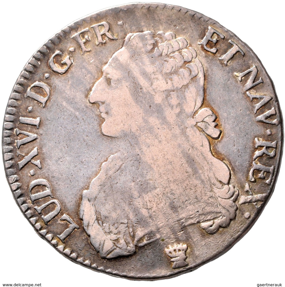 Frankreich: Louis XVI. 1774-1792: Ecu 1790 I, Limoges, Gadoury 356, Davenport 1333, 29,05 G, Fast Se - Otros & Sin Clasificación