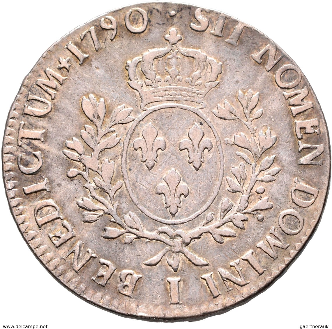 Frankreich: Louis XVI. 1774-1792: Ecu 1790 I, Limoges, Gadoury 356, Davenport 1333, 29,05 G, Fast Se - Otros & Sin Clasificación