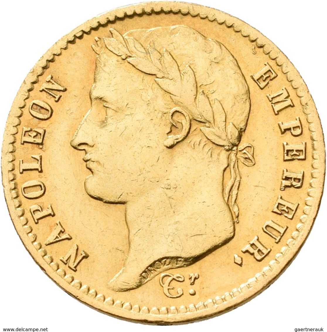Frankreich - Anlagegold: Napoleon I. 1804-1814: 20 Francs 1810 A, 6,45 G, 900/1000 Gold. Kl. Kratzer - Altri & Non Classificati