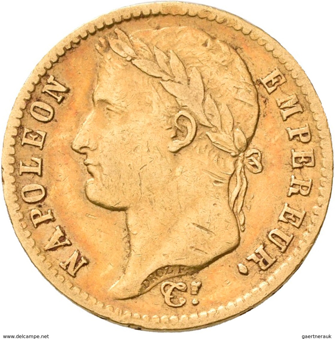 Frankreich - Anlagegold: Napoleon I. 1804-1814: 20 Francs 1813 A, KM# 695.1, Friedberg 511. 6,40 G, - Altri & Non Classificati