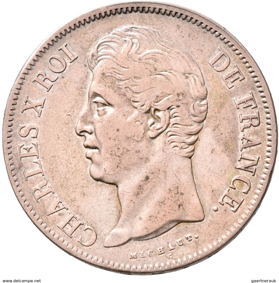 Frankreich: Charles X. 1824-1830: 5 Francs 1830 MA, Marseille, Gadoury 644, 24,81 G, Sehr Schön. - Sonstige & Ohne Zuordnung