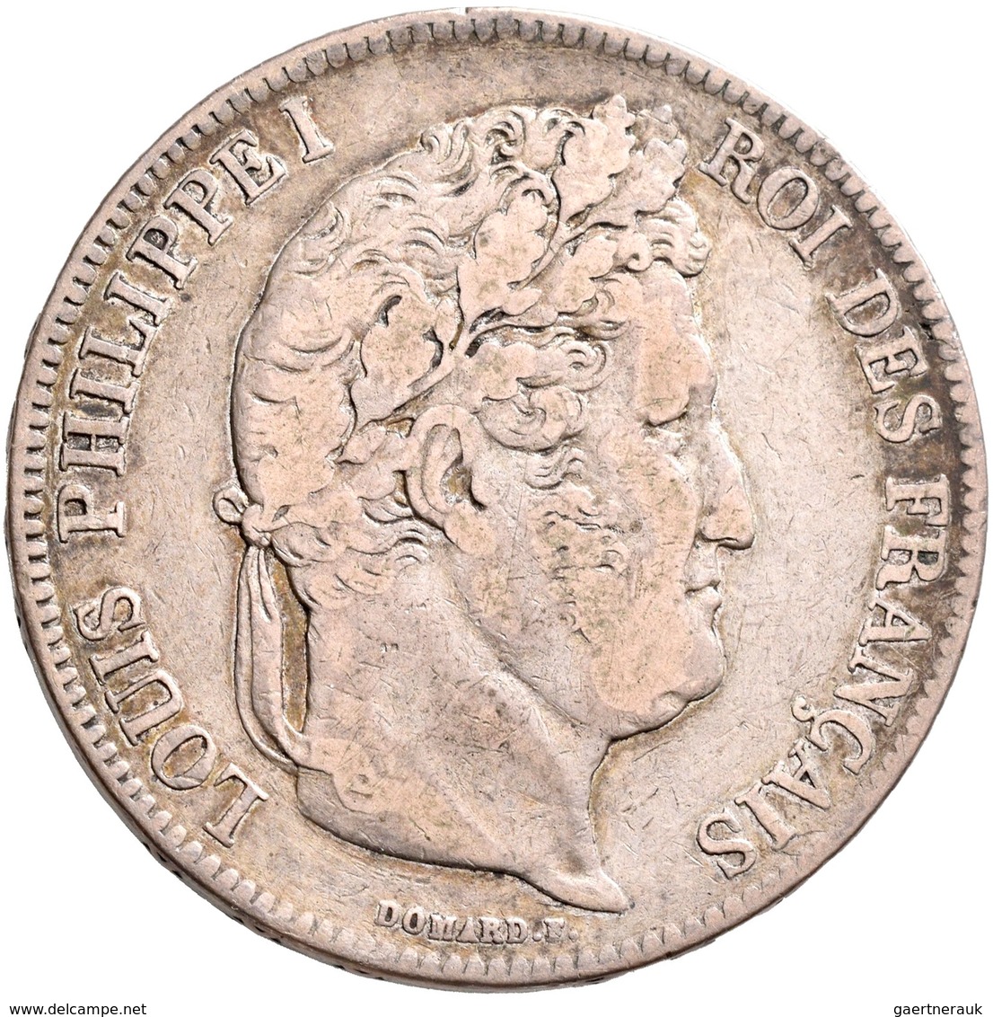Frankreich: Louis Philippe I. 1830-1848: 5 Francs 1832 W, Lille, Gadoury 678, Davenport 91, 24,72 G, - Sonstige & Ohne Zuordnung