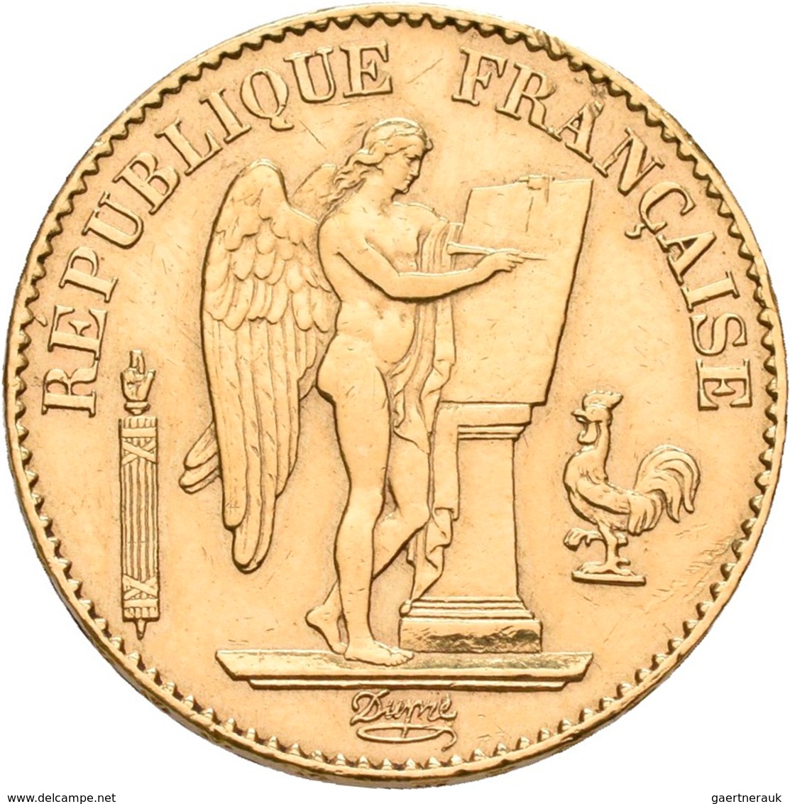 Frankreich - Anlagegold: 3. Republik 1871-1940: 20 Francs 1895 A. KM# 825, Friedberg 592. 6,42 G, 90 - Other & Unclassified