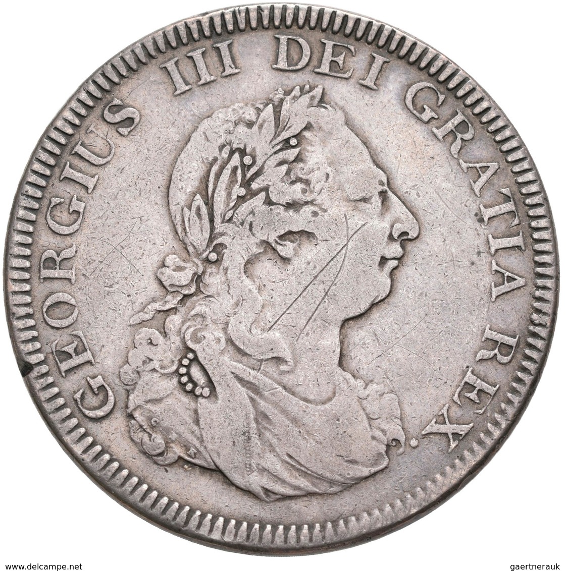 Großbritannien: Georg III. 1760-1820: Dollar 1804, Davenport 101, 26,36 G, Winz. Randfehler, Kratzer - Other & Unclassified