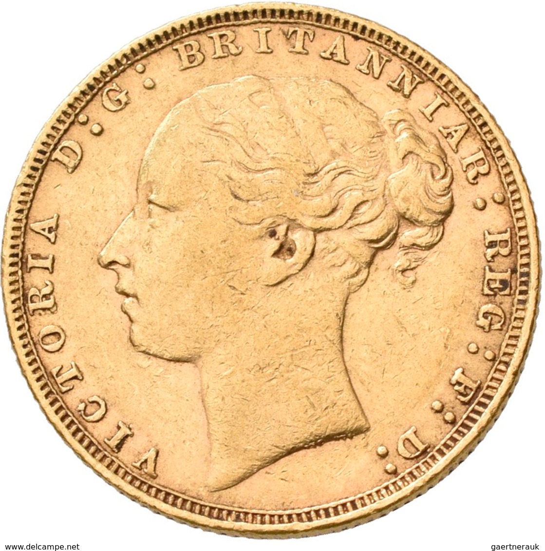 Großbritannien - Anlagegold: Victoria 1837-1901: Sovereign 1878, KM# 752, Friedberg 388. 7,95 G, 917 - Altri & Non Classificati