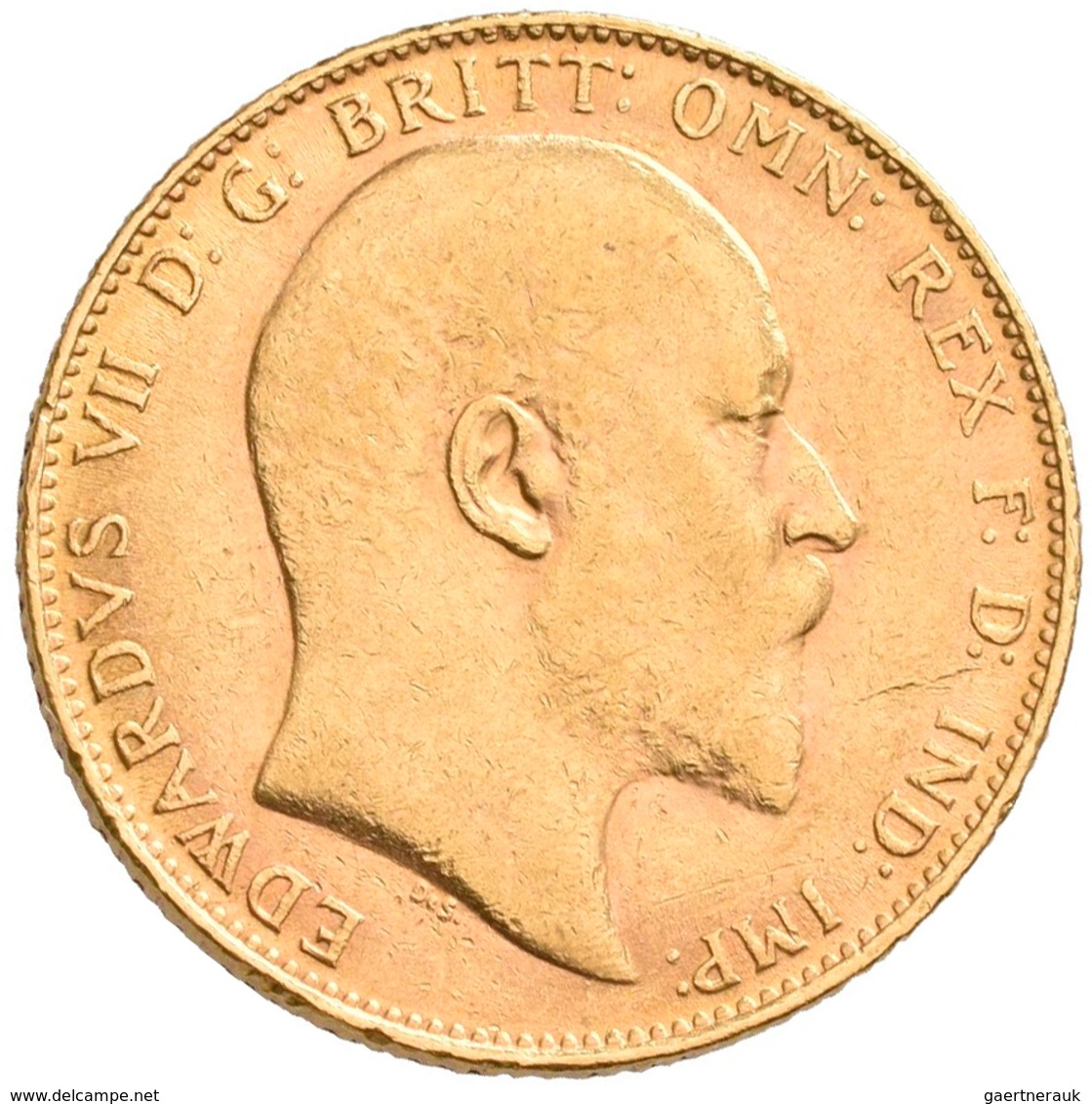 Großbritannien - Anlagegold: Edward VII. 1901-1910: Sovereign 1907, KM# 805, Friedberg 400. 7,97 G, - Otros & Sin Clasificación