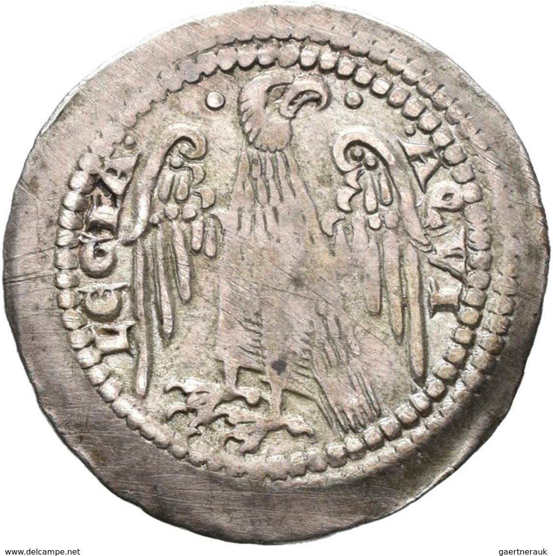 Italien: Aquileja (Patriarchat) Gregorio Di Montelongo 1251-1269: Denar O.J. (um 1269). GREGO RIV PA - 1861-1878 : Vittoro Emanuele II