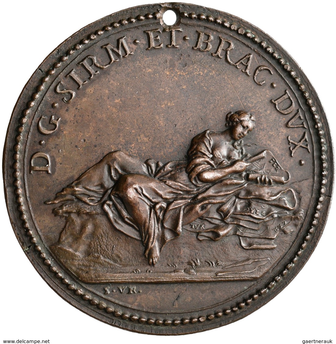 Italien: Bracciano, Livio Odescalchi 1652-1713: Bronzemedaille O.J. (1697) Von Ferdinand Von St. Urb - 1861-1878 : Víctor Emmanuel II