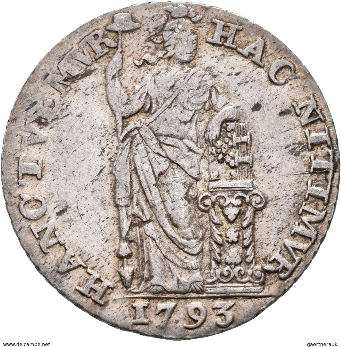 Niederlande: Provinz Holland: Gulden 1793, KM 73, 10,49 G, Sehr Schön. - 1795-1814 :  Frans Protectoraat Van Napoleon