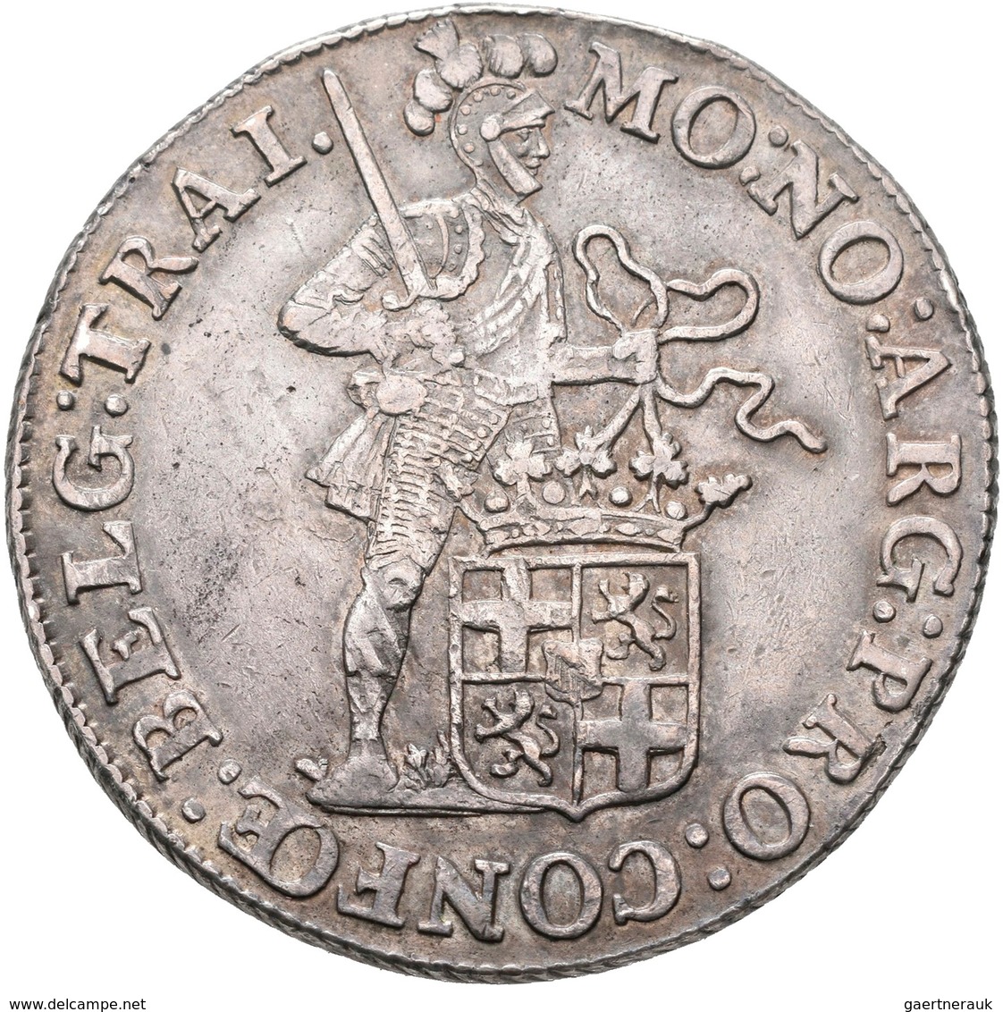 Niederlande: Utrecht: Silber Dukat 1791, Davenport 1845, 25,6 G, Sehr Schön+. - 1795-1814 : Protectorado Francés & Napoleónico