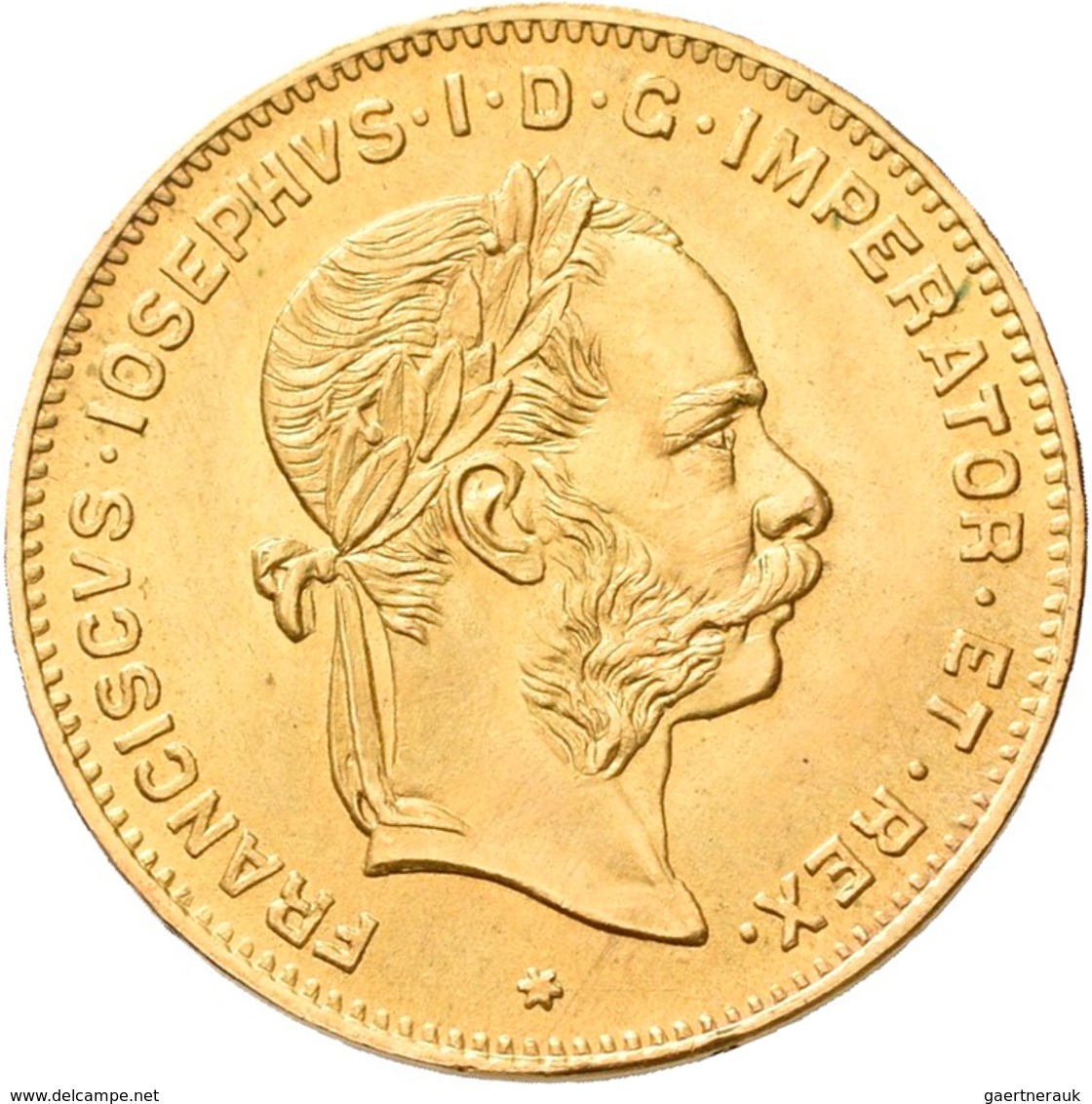 Österreich - Anlagegold: Franz Joseph I. 1848-1916: 4 Florin / 10 Francs 1892 (NP), KM# 2260, Friedb - Austria