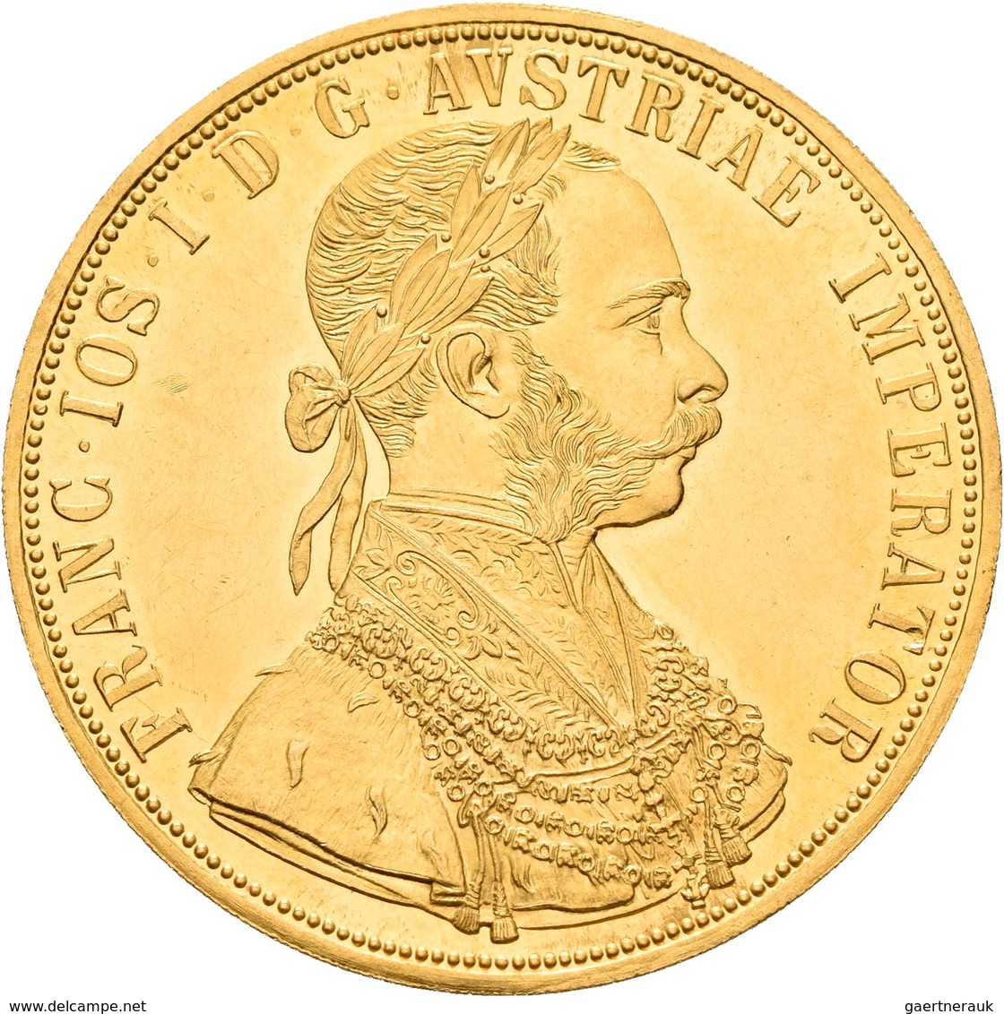 Österreich - Anlagegold: Franz Joseph I. 1848-1916: 4 Dukaten 1915 (NP), Friedberg 488. 13,96 G, 986 - Austria