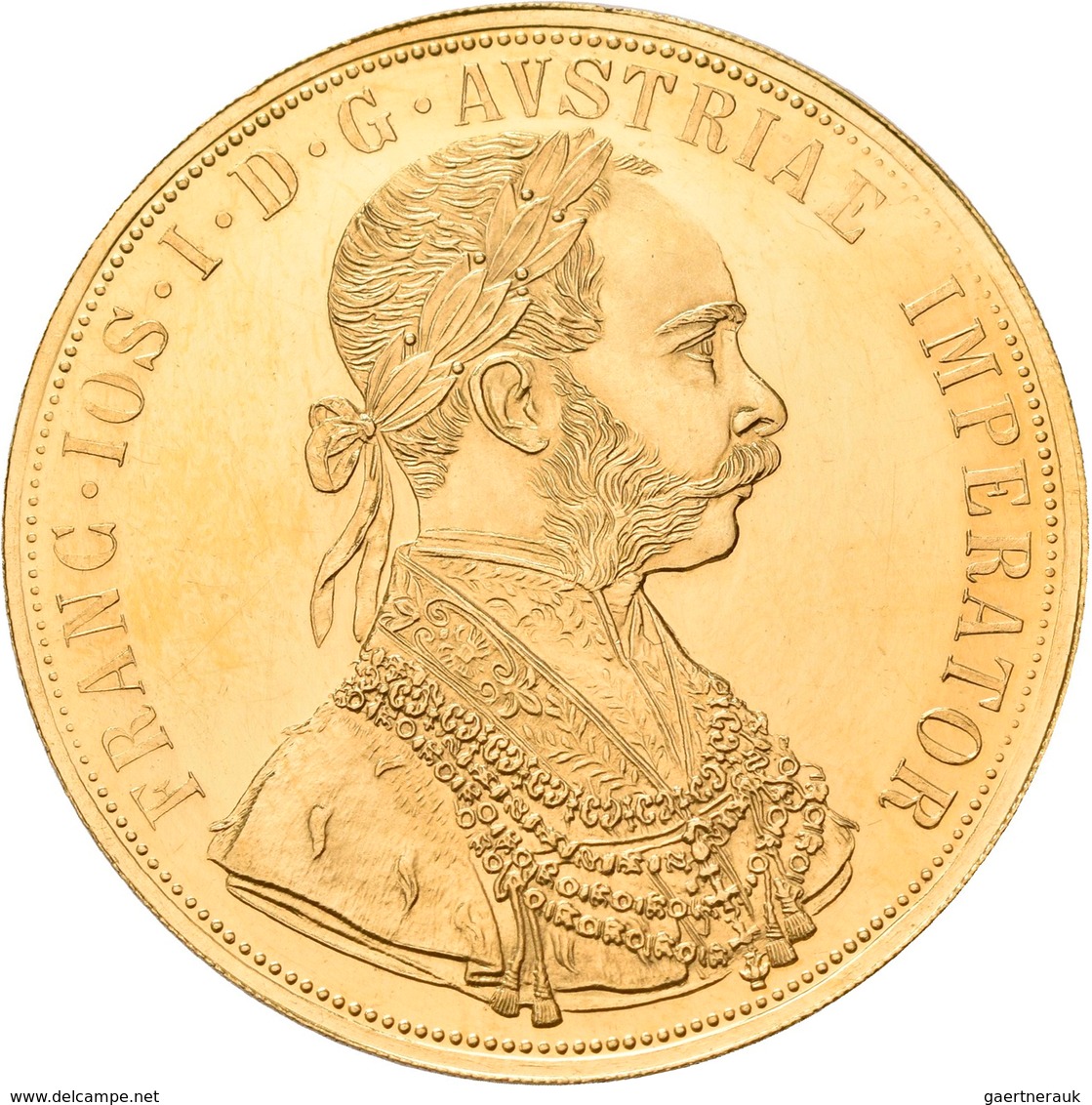 Österreich - Anlagegold: Franz Joseph I. 1848-1916: 4 Dukaten 1915 (NP), Friedberg 488. 13,96 G, 986 - Austria