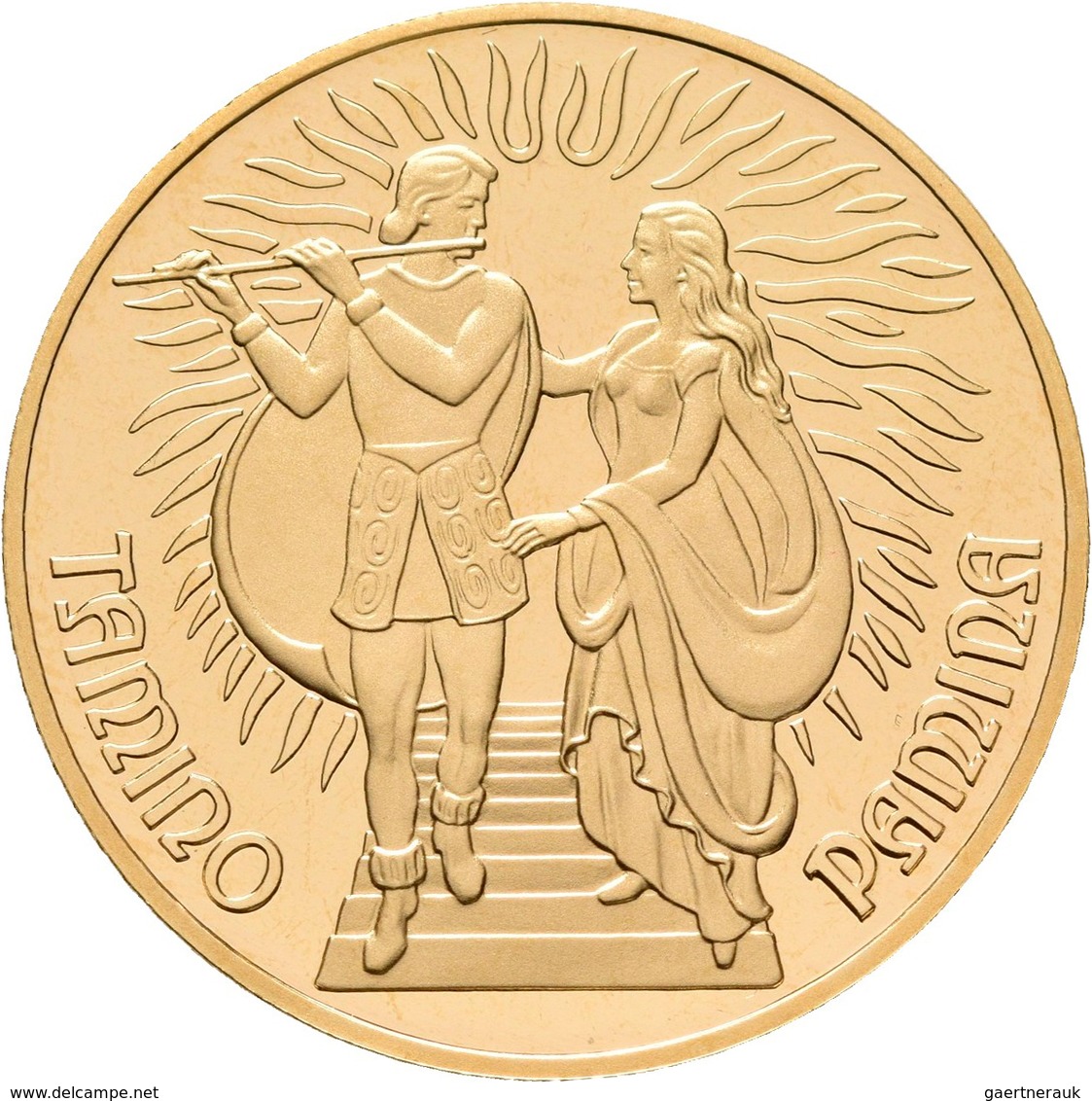 Österreich - Anlagegold: 2. Republik Ab 1945: Lot 2 Goldmünzen, Serie Wolfgang Amadeus Mozart 1991: - Austria