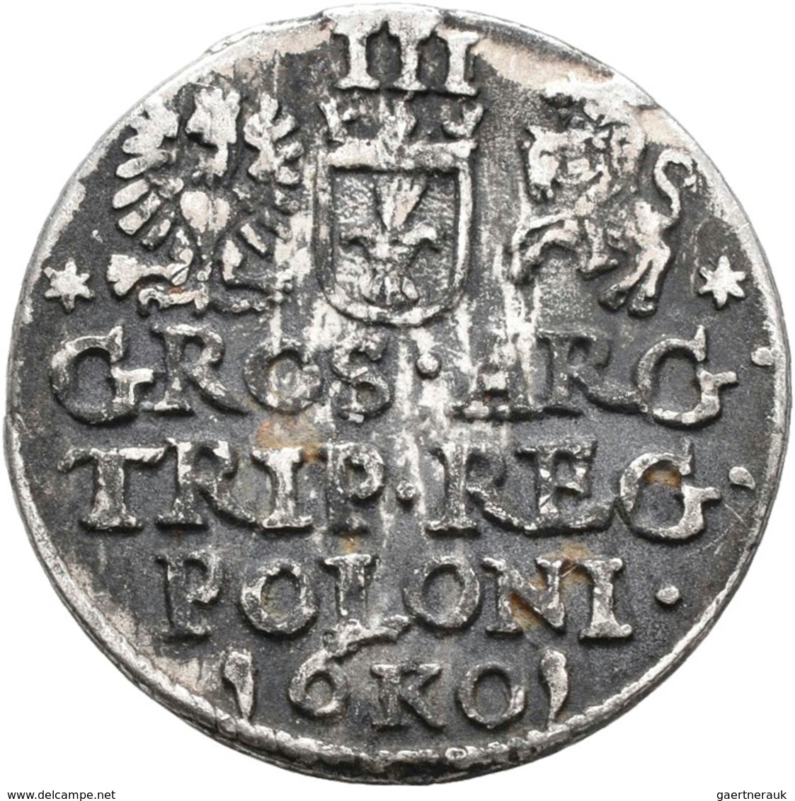 Polen: Sigismund III. (Zygmunt III. Waza) 1587-1632: Lot 6 Münzen: 3 Gröscher / Grosze (Trojak) Um 1 - Polonia