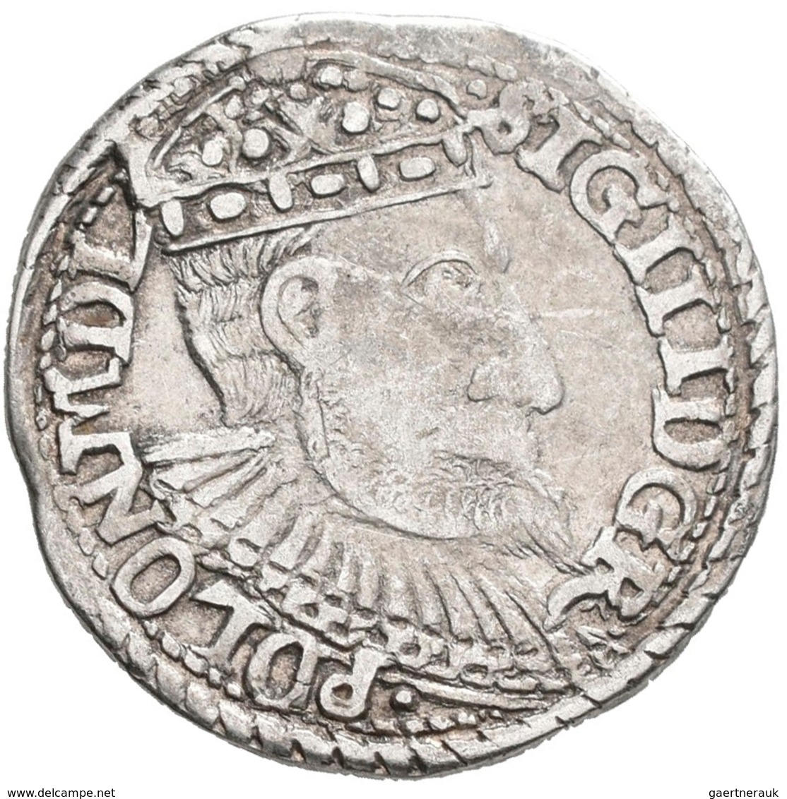 Polen: Sigismund III. (Zygmunt III. Waza) 1587-1632: Lot 6 Münzen: 3 Gröscher / Grosze (Trojak) um 1