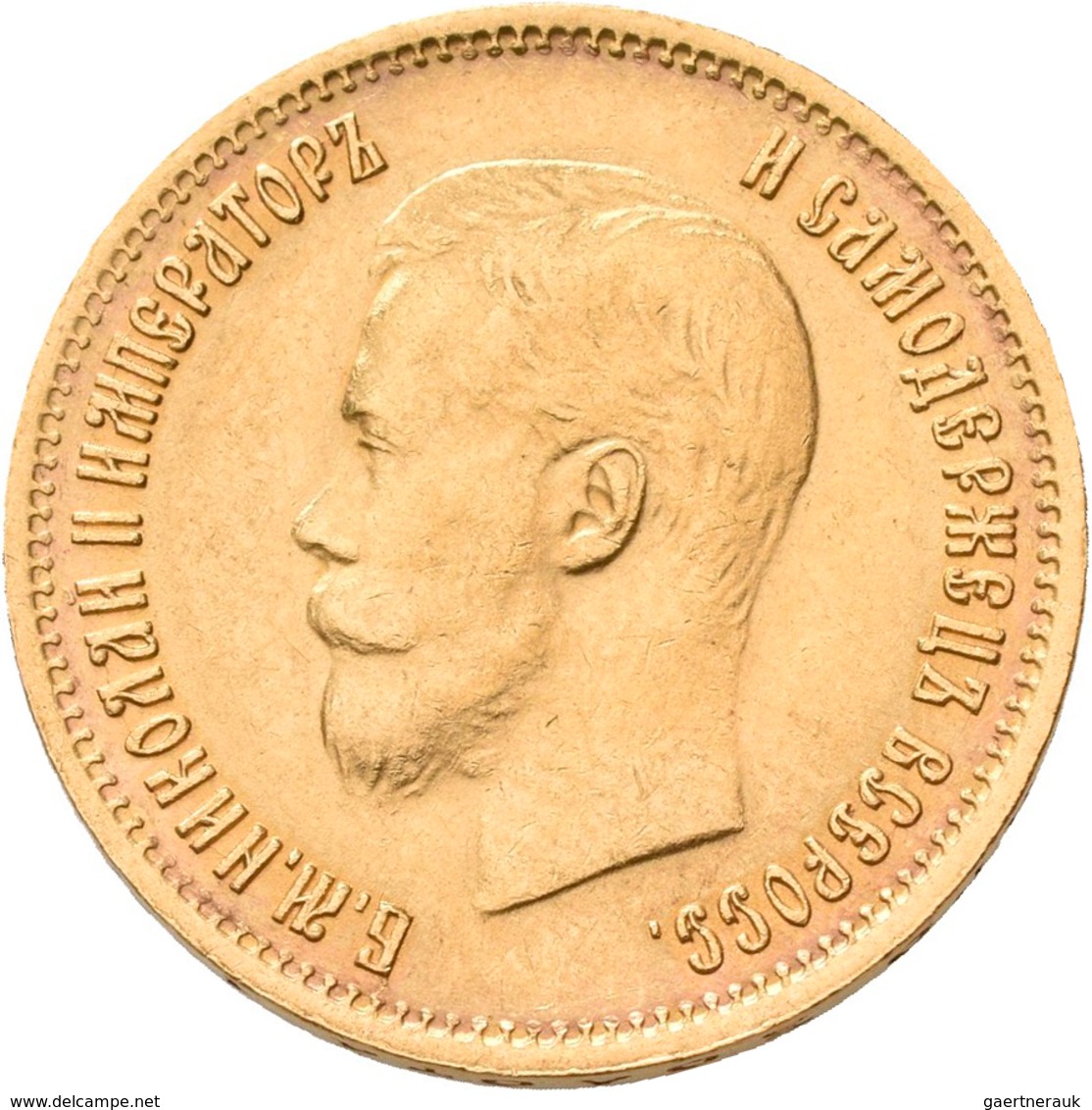 Russland - Anlagegold: Nikolaus II. 1894-1917: 10 Rubel 1899 (ЗБ - Elikum Babayantz), KM Y# 64, Frie - Russland
