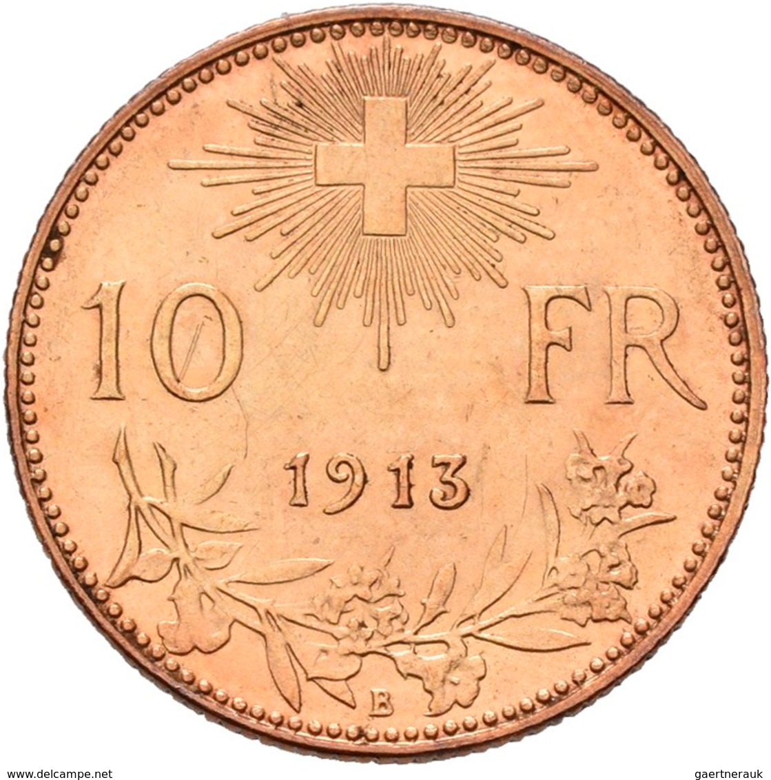 Schweiz - Anlagegold: Lot 3 Goldmünzen: 10 Franken (Vreneli) 1913 + 1915 + 1922, KM# 36, Friedberg 5 - Altri & Non Classificati