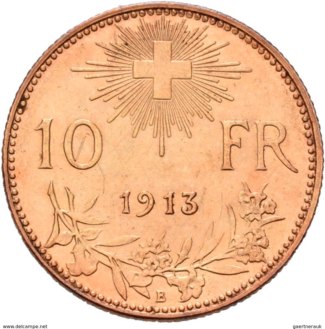 Schweiz - Anlagegold: Lot 3 Goldmünzen: 10 Franken (Vreneli) 1913 + 1915 + 1922, KM# 36, Friedberg 5 - Otros & Sin Clasificación