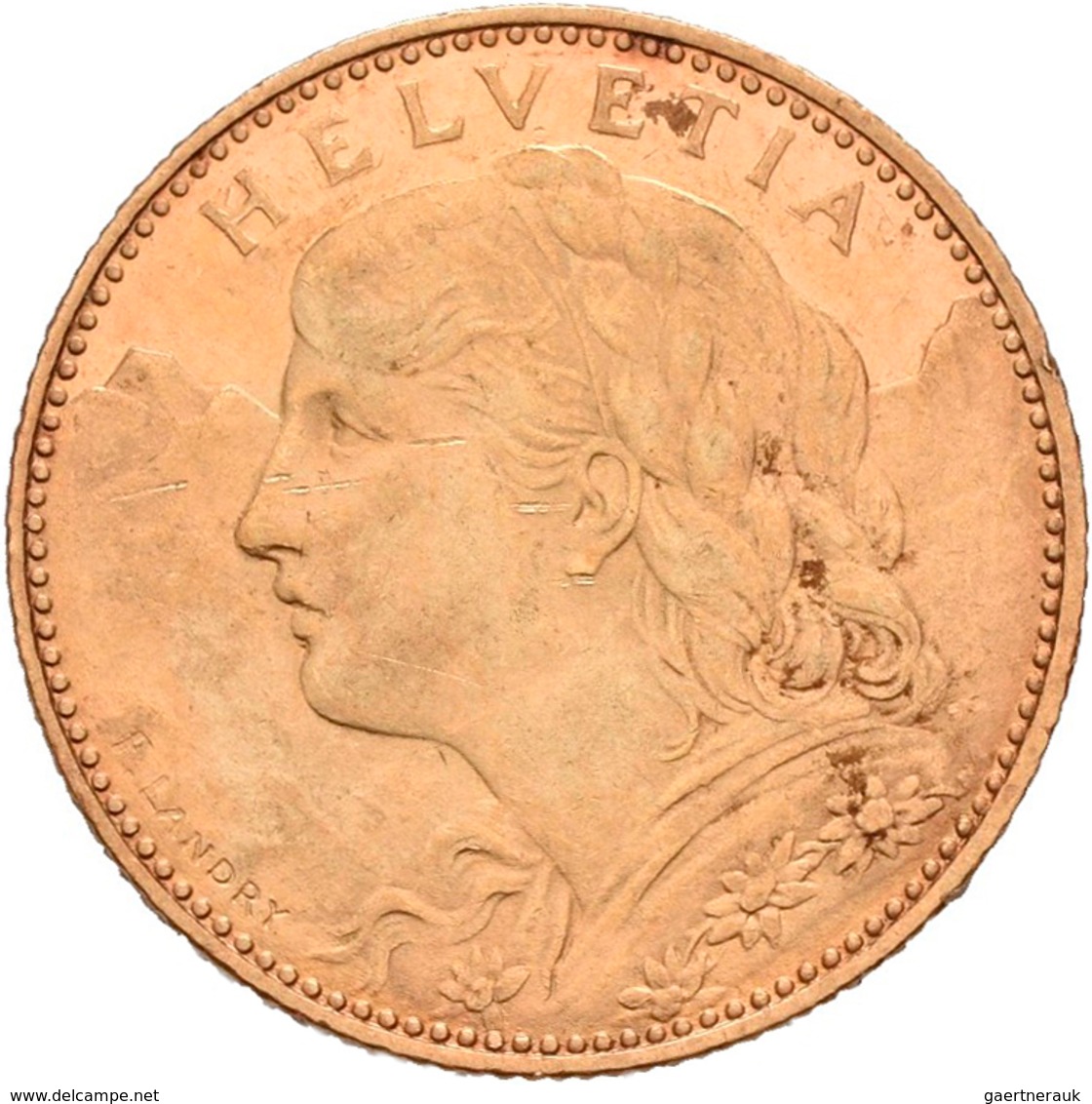 Schweiz - Anlagegold: Lot 3 Goldmünzen: 10 Franken (Vreneli) 1913 + 1915 + 1922, KM# 36, Friedberg 5 - Altri & Non Classificati