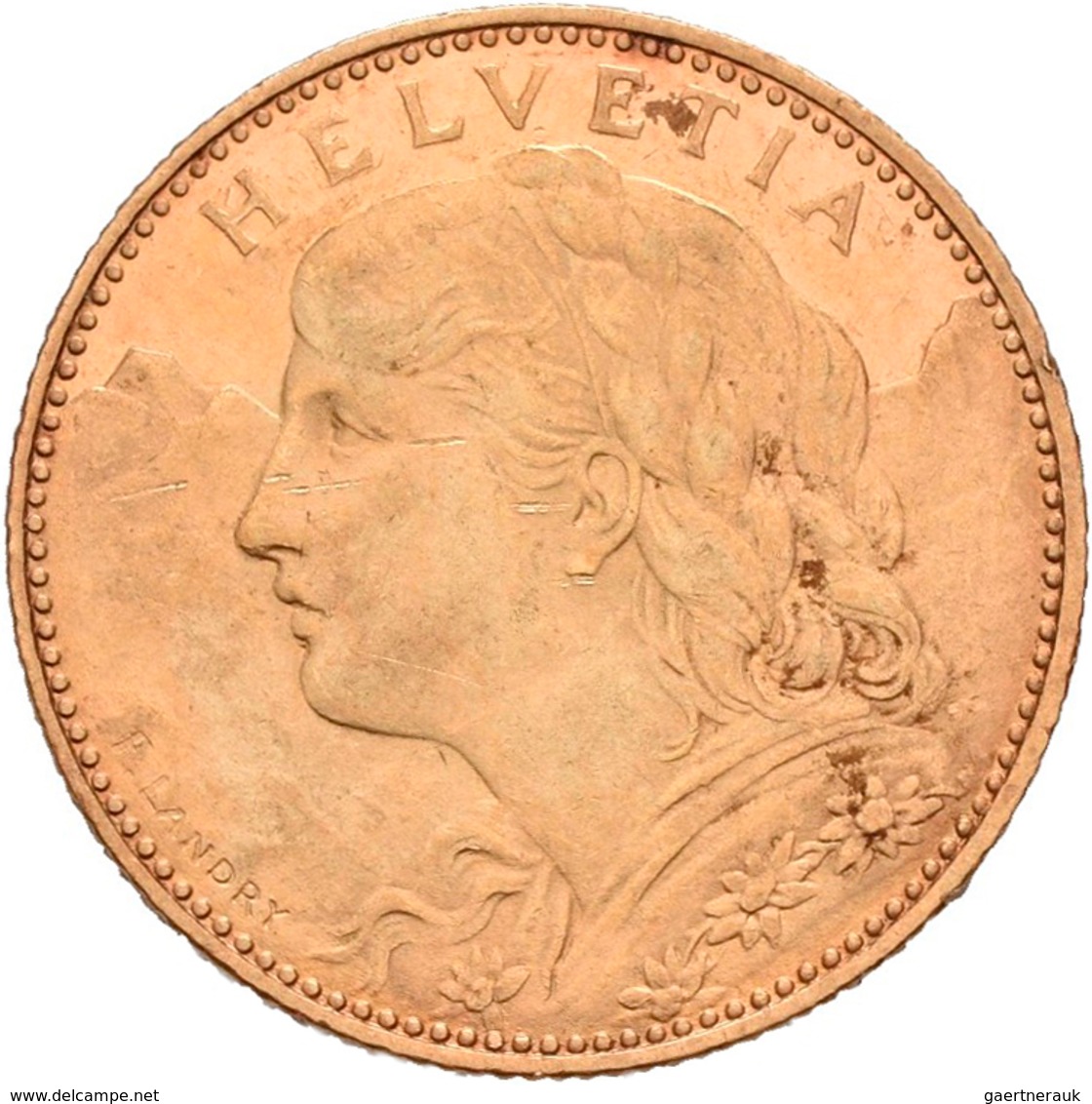 Schweiz - Anlagegold: Lot 3 Goldmünzen: 10 Franken (Vreneli) 1913 + 1915 + 1922, KM# 36, Friedberg 5 - Sonstige & Ohne Zuordnung