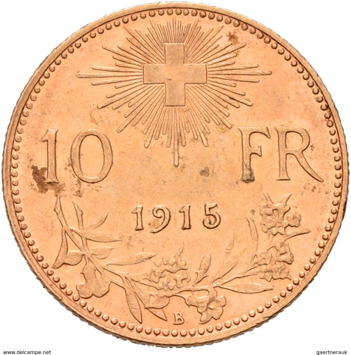 Schweiz - Anlagegold: Lot 3 Goldmünzen: 10 Franken (Vreneli) 1913 + 1915 + 1922, KM# 36, Friedberg 5 - Altri & Non Classificati