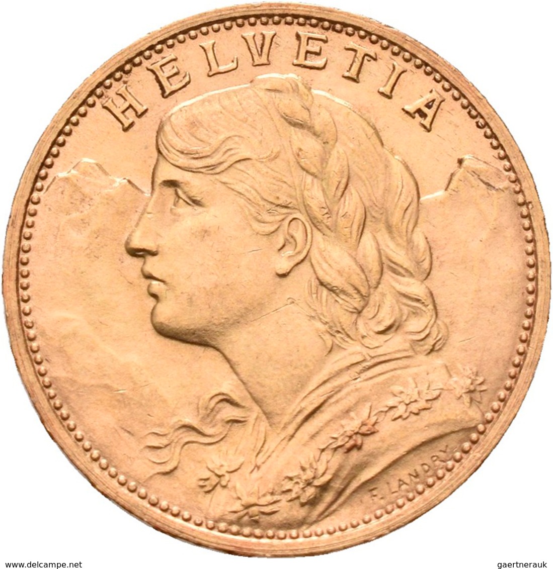 Schweiz - Anlagegold: Lot 3 Goldmünzen: 20 Franken (Vreneli) 1927 B, 1930 B, 1930 B. KM# 35.1, Fried - Altri & Non Classificati