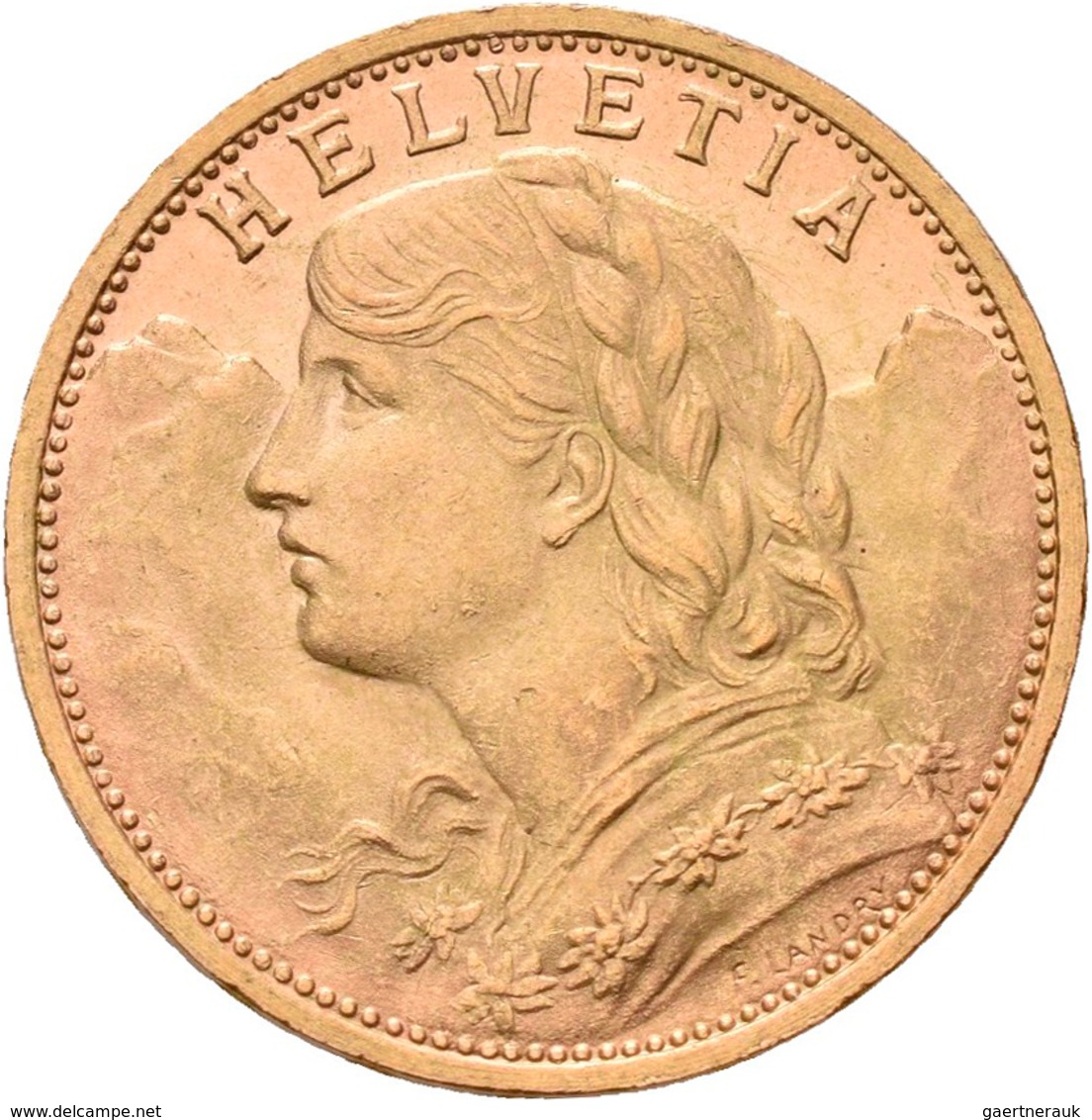 Schweiz - Anlagegold: Lot 3 Goldmünzen: 20 Franken (Vreneli) 1927 B, 1930 B, 1930 B. KM# 35.1, Fried - Altri & Non Classificati