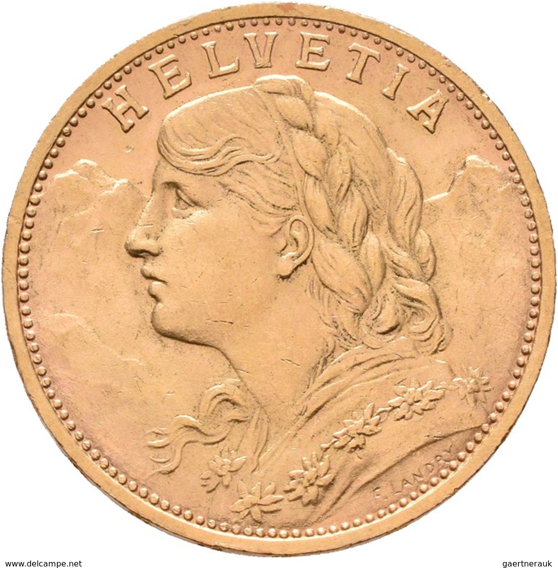 Schweiz - Anlagegold: Lot 3 Goldmünzen: 20 Franken (Vreneli) 1927 B, 1930 B, 1930 B. KM# 35.1, Fried - Altri & Non Classificati