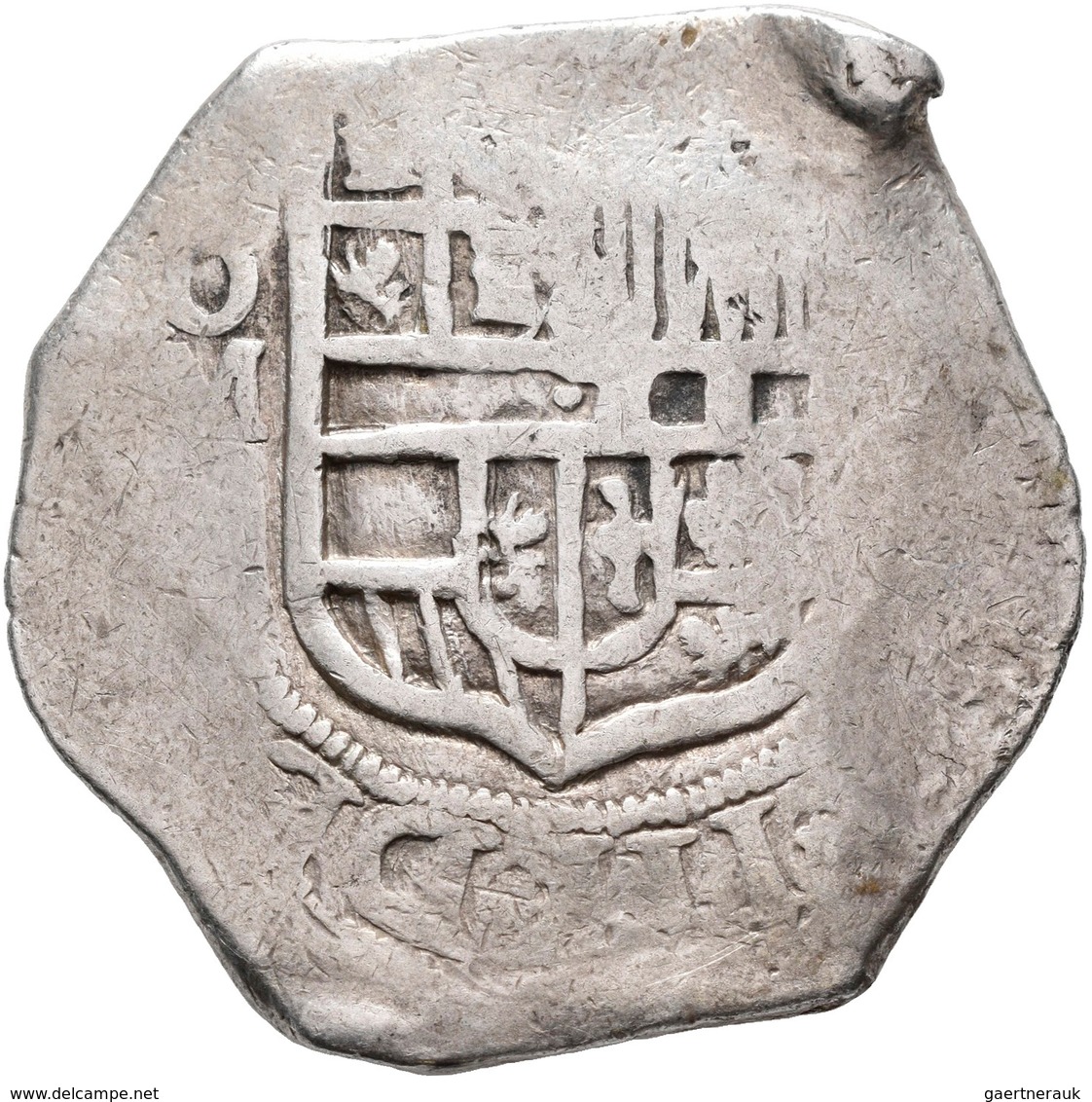 Spanien: Philippp III. 1598-1621: 8 Reales O.J. Schiffsgeld, (ggf. Mexico, OM Zu Erkennen). 26,83 G, - Otros & Sin Clasificación