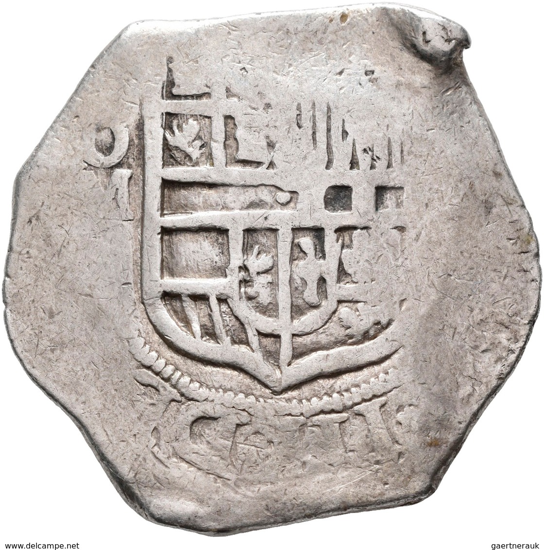 Spanien: Philippp III. 1598-1621: 8 Reales O.J. Schiffsgeld, (ggf. Mexico, OM Zu Erkennen). 26,83 G, - Sonstige & Ohne Zuordnung