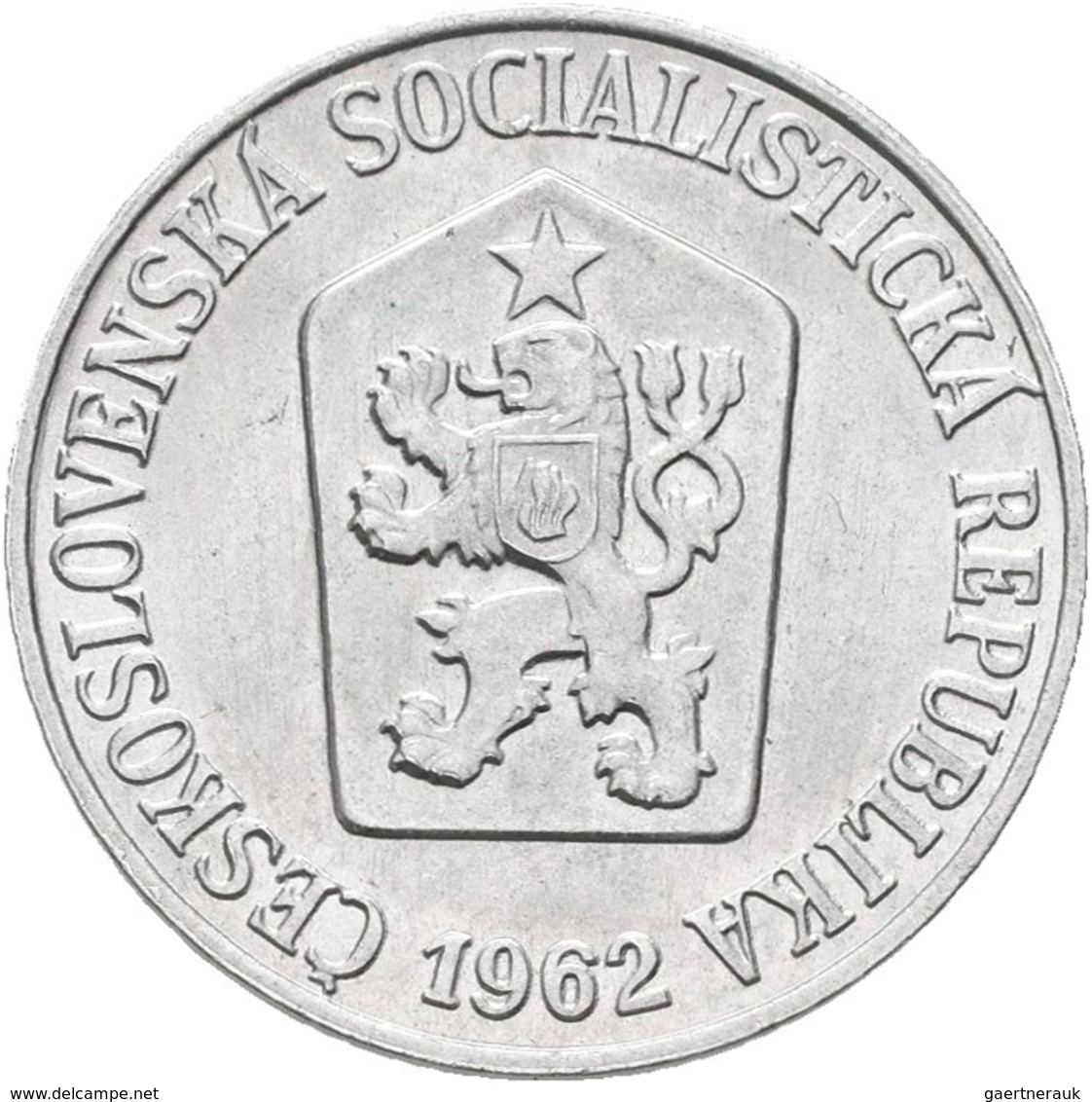 Tschechoslowakei: 3 Heller / Halere 1962 RR !, Seltener Jahrgang, KM# 52, Novotny 58, Aluminium, Vor - Tschechoslowakei