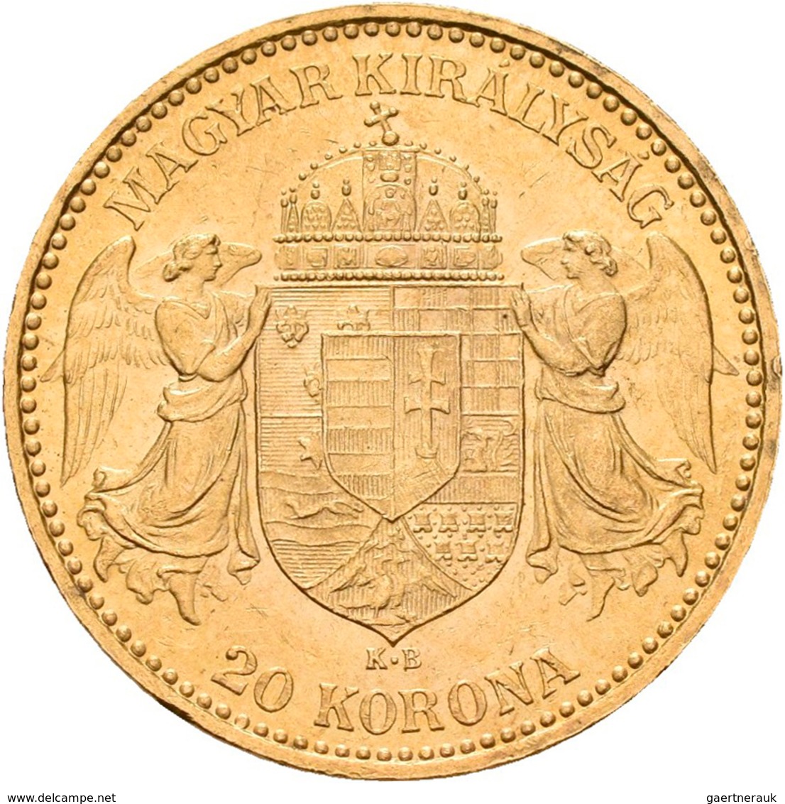 Ungarn - Anlagegold: Franz Joseph I. 1848-1916: 20 Kronen / Korona 1896 KB, KM# 486, Friedberg 250. - Ungheria