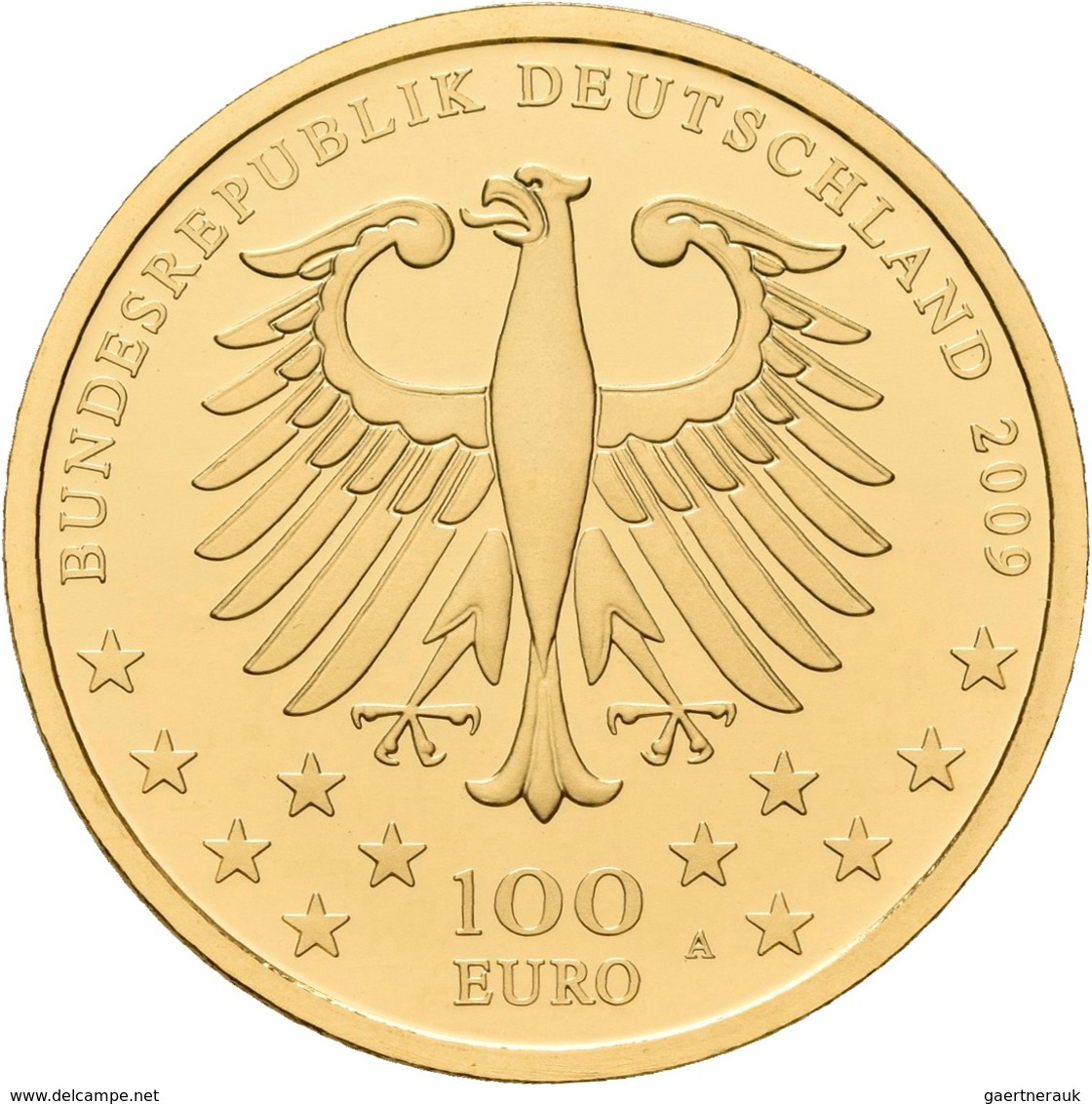 Deutschland - Anlagegold: 2 X 100 Euro 2009 Trier (A,D), In Originalkapsel Und Etui, Mit Zertifikat, - Germania