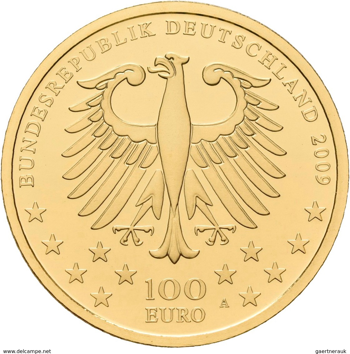 Deutschland - Anlagegold: 2 X 100 Euro 2009 Trier (A,D), In Originalkapsel Und Etui, Mit Zertifikat, - Deutschland