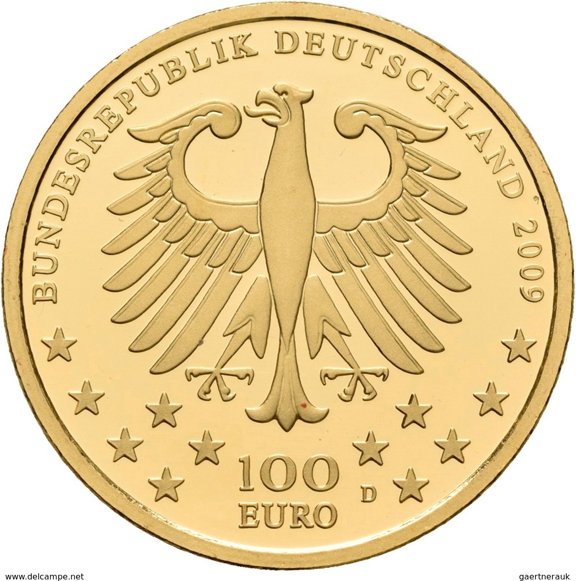 Deutschland - Anlagegold: 2 X 100 Euro 2009 Trier (A,D), In Originalkapsel Und Etui, Mit Zertifikat, - Germania