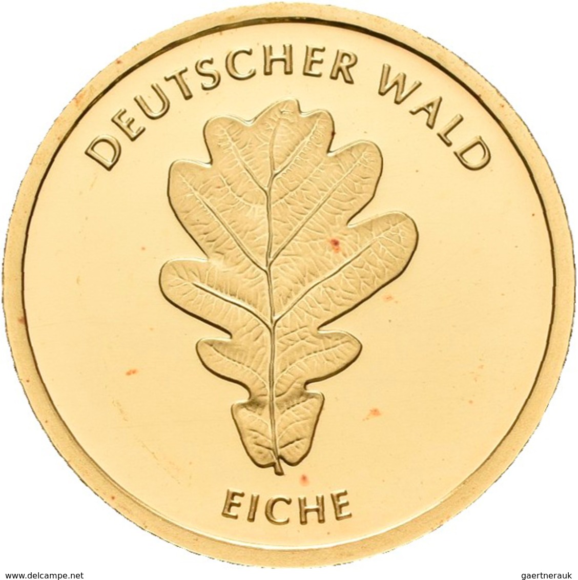 Deutschland - Anlagegold: 2 X 20 Euro 2010 Eiche (F,J) Serie Deutscher Wald. In Original Kapsel, Mit - Deutschland