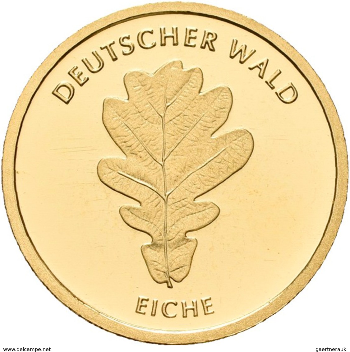 Deutschland - Anlagegold: 2 X 20 Euro 2010 Eiche (F,J) Serie Deutscher Wald. In Original Kapsel, Mit - Germany