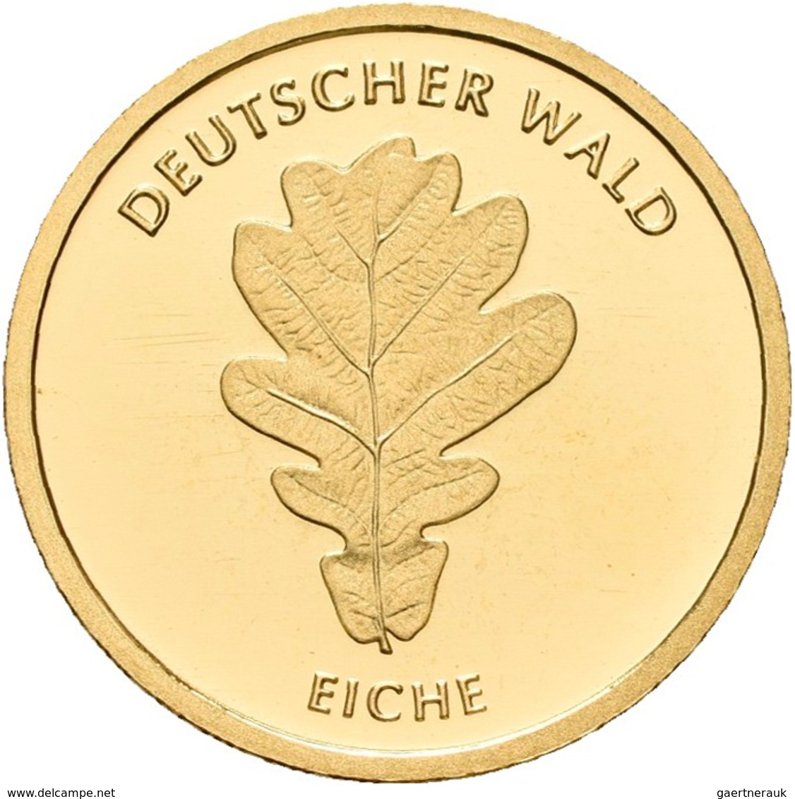 Deutschland - Anlagegold: 2 X 20 Euro 2010 Eiche (F,J) Serie Deutscher Wald. In Original Kapsel, Mit - Deutschland