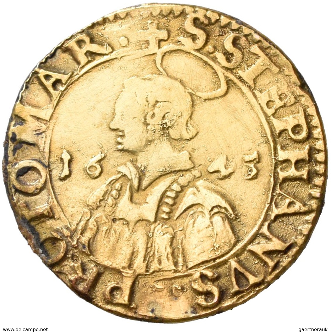 Altdeutschland Und RDR Bis 1800: Metz: Goldflorin 1643-1644, Galvanoplastische Museumsanfertigung De - Sonstige & Ohne Zuordnung