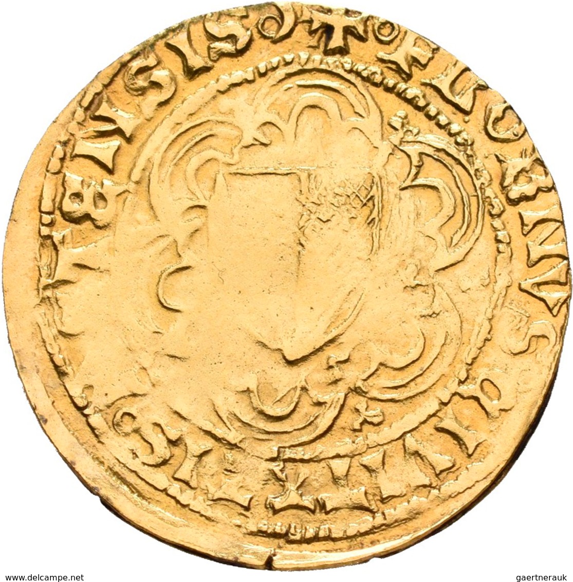 Altdeutschland Und RDR Bis 1800: Metz: Goldflorin D'or O. J. , Vgl. Friedberg 165c, Galvanoplastisch - Otros & Sin Clasificación