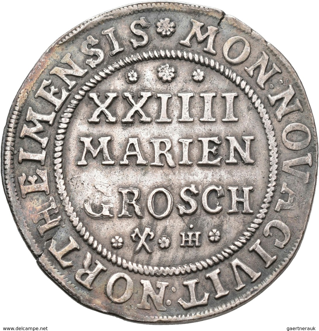 Altdeutschland Und RDR Bis 1800: Northeim: 24 Mariengroschen 1674, Münzmeister Heinrich Johann Hoffm - Otros & Sin Clasificación