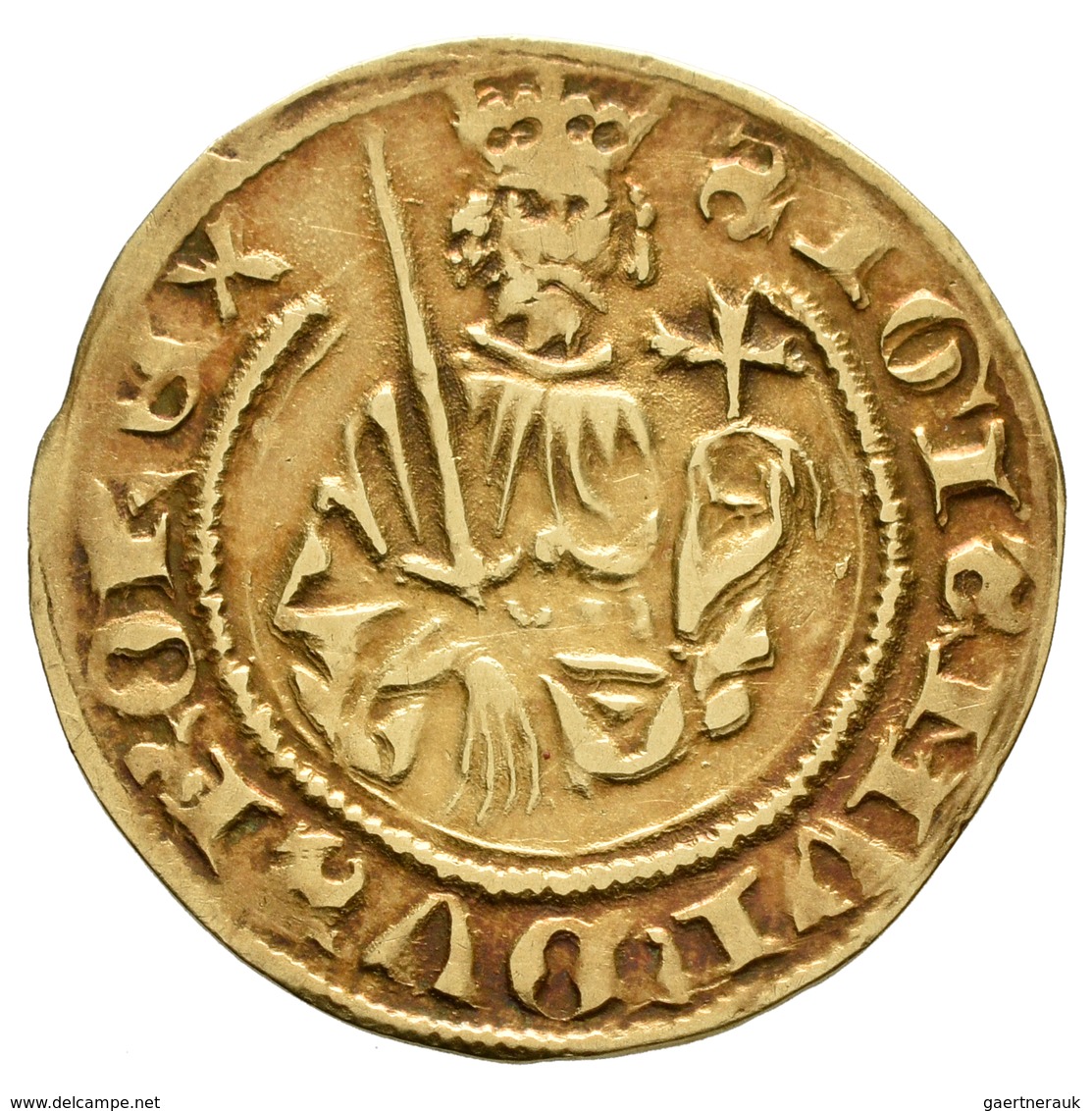 Altdeutschland Und RDR Bis 1800: Nürnberg: Goldgulden O. J. (1414-1419), Mit Brustbild König Sigismu - Otros & Sin Clasificación